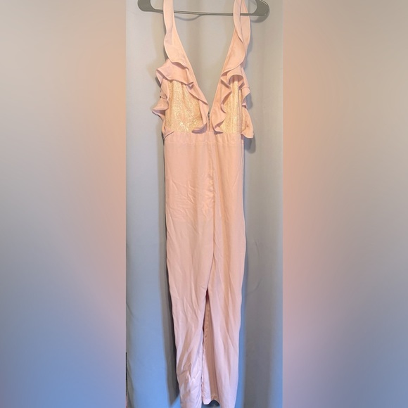 Rose Pink Jumpsuit - Picture 2 of 4